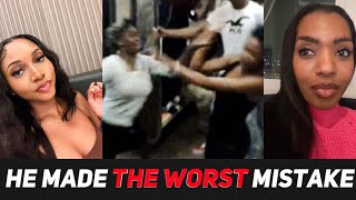 Man Gets The Best Of Two Women His Ex Is Fighting His New Girl