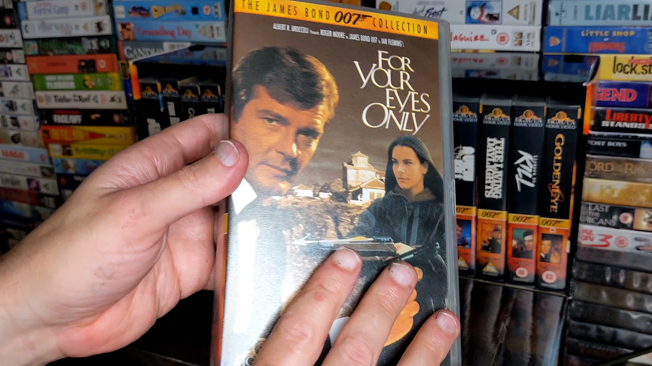 James Bond VHS Boxset Collection
