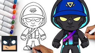 how to draw cryptic fortnite season 9