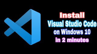 How to install visual studio on windows 10 in 2 minutes