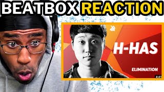 H-HAS | Grand Beatbox SHOWCASE Battle 2018 | Elimination (REACTION)