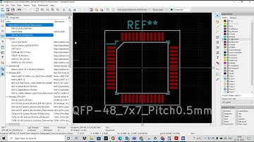How to create footprint from the wizard feature in the Kicad Version 6