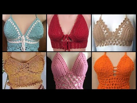 Latest And New Stylish Crochet Work Blouses Topcrop Designs Ideas - YouTube