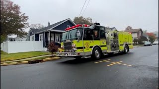 Avenel fire department engine 5-4 responding