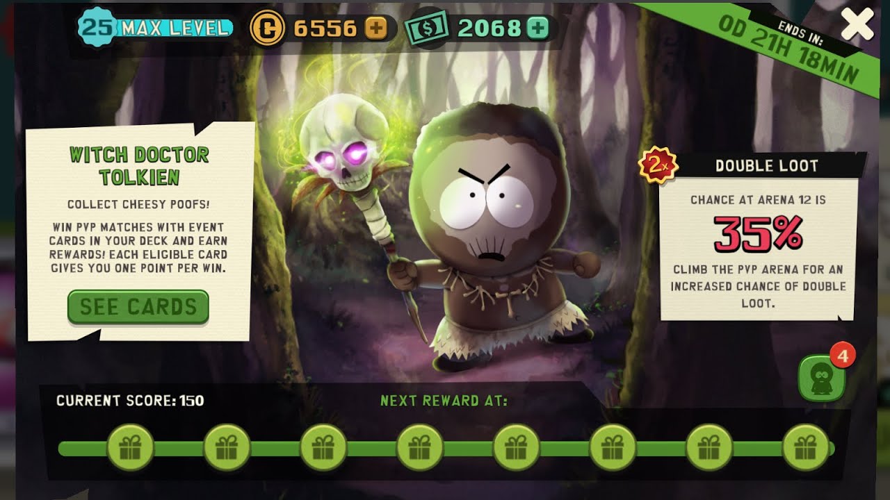 Witch Doctor Tolkien Event Pack opening. South Park Phone Destroyer ...