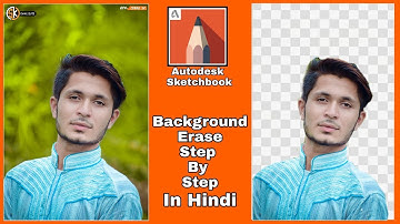 How To Change Background In Autodesk Sketchbook🔥Background Erase In Autodesk Sketchbook || SK EDITZ