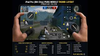 🔥 iPad Pro M4 Chip PUBG Mobile Gameplay 😱 120FPS Ultra Smooth + Gyroscope