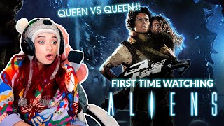 ALIENS 1986 scared the bejeezus outta me! First time watching / reaction & review