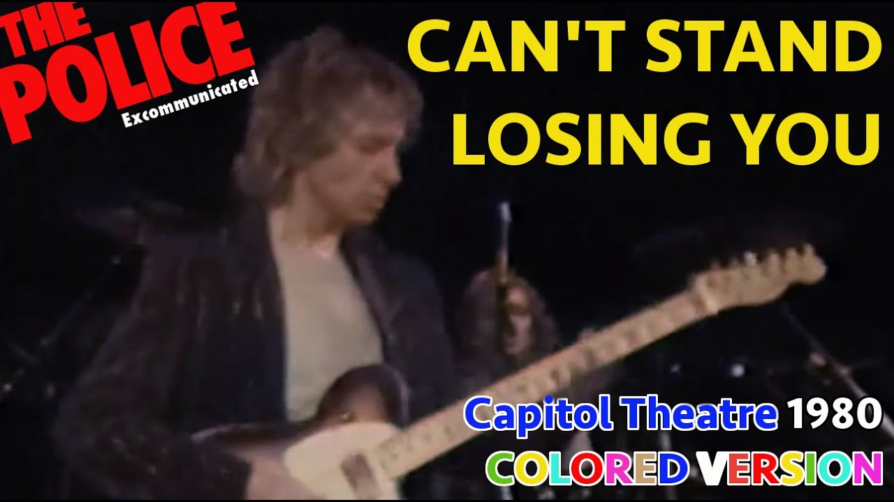 police can't stand losing you