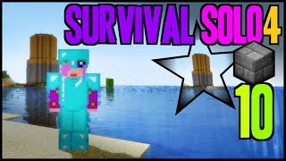 Minecraft SURVIVAL SOLO4 - 10 - Budujemy, budujemy :) Latarnia Morska - cz.1