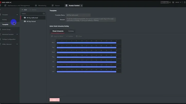 How to Configure Access Control System in iVMS 4200