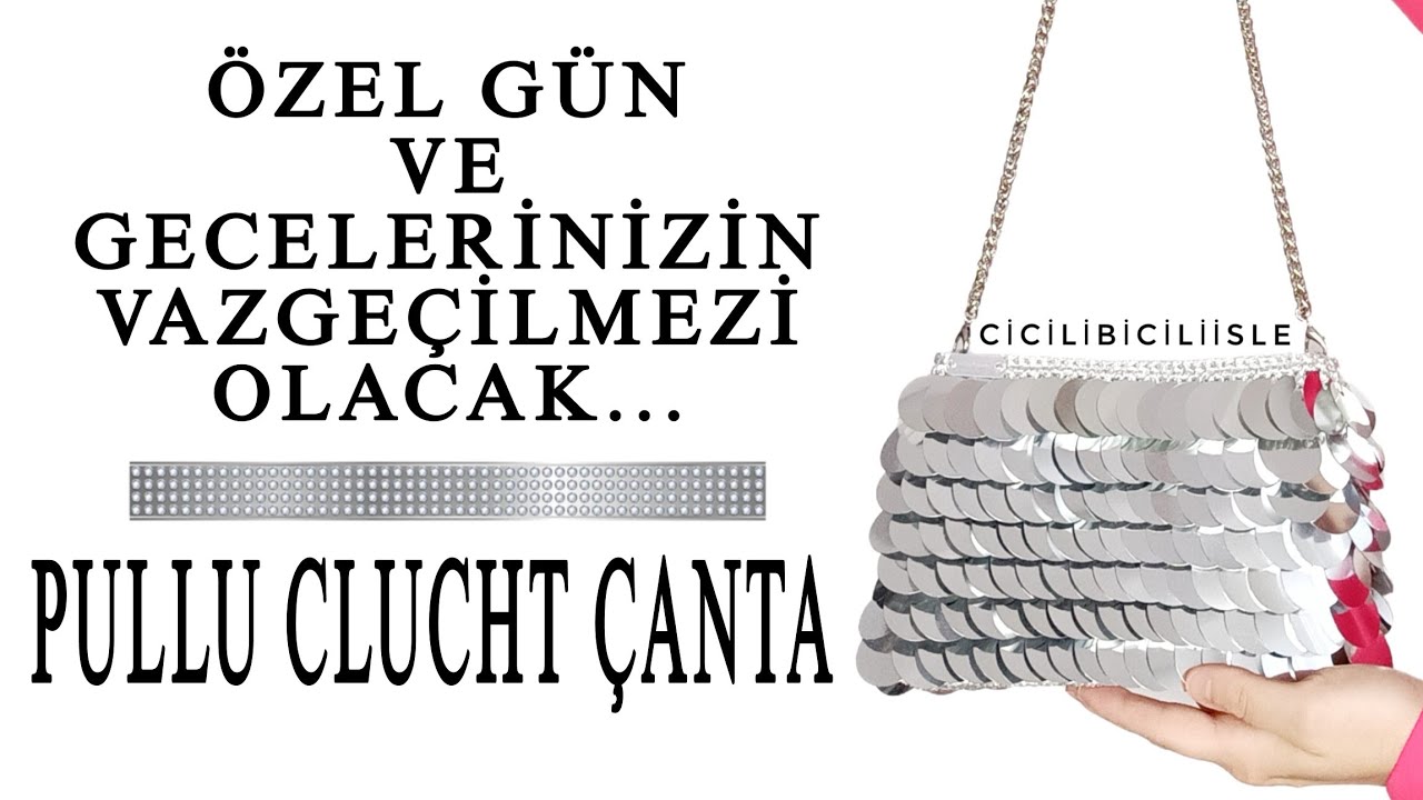 PULLU CLUCHT ÇANTA #handmade #örgü #örgücanta #örgüçantayapımı #crochet #knitting