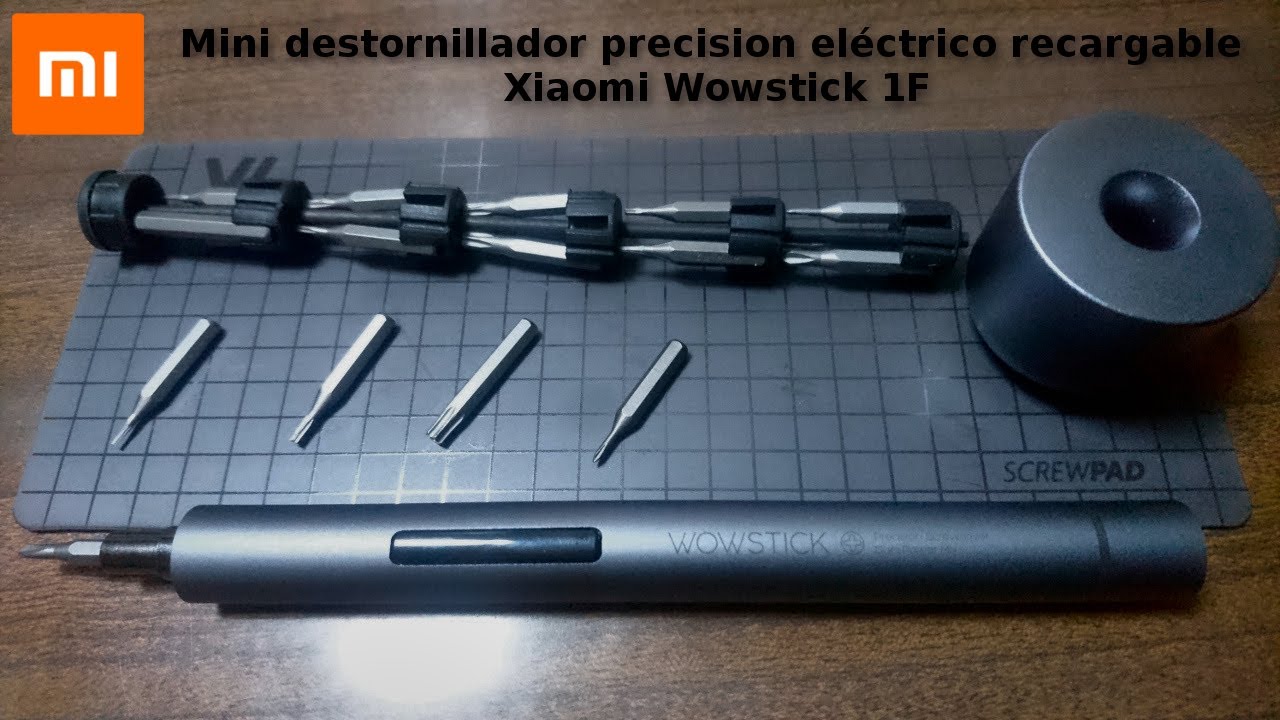 wowstick Mini destornillador eléctrico, 3 luces LED, destornillador  eléctrico inalámbrico recargable (23)