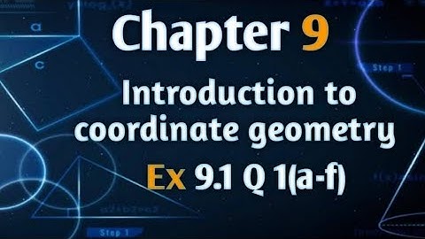 Math Class 9th Chapter# 9 Introduction to Coordinate Geometry Exercise# 9.1 Question#1 parts(a-f)