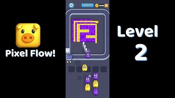 🎮 Pixel Flow Level 2 Walkthrough 💥 | SolutionGuruji