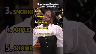 Drawing and Guessing Game Comptition #celebrity #funny #foryou