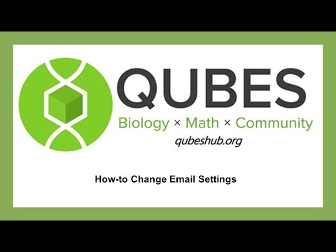 QUBESHub How-to: Change Email Settings in a Forum