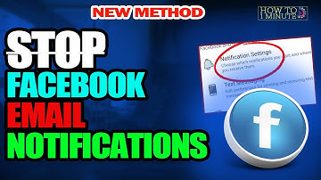 How to stop facebook email notifications 2025