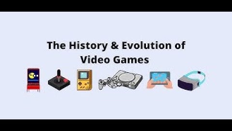 The History & Evolution of Video Games