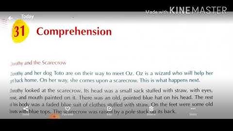 Comprehension Std. 4