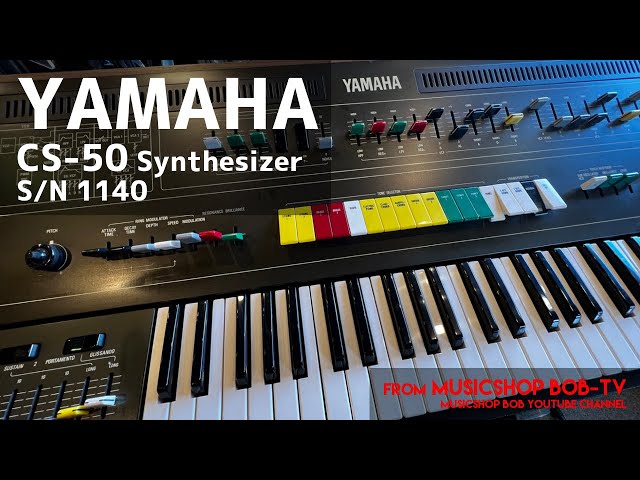 YAMAHA CS-50 Synthesizer S/N 1140【商品紹介】シンセサイザー《売却