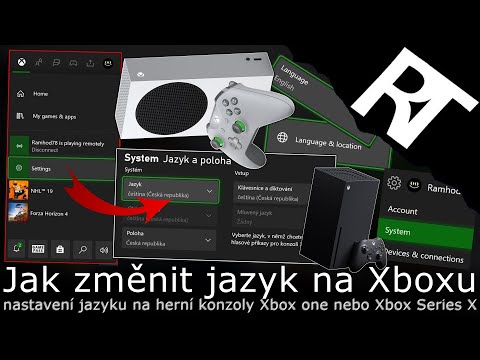 Jak změnit/nastavit jazyk na Xboxu – Xbox One , XBOX Series S , Xbox Series X (tutoriál)