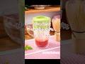Strawberry Matcha Latte Cold Foam /#matcha #matchalatte #มัทฉะ #มัทฉะลาเต้