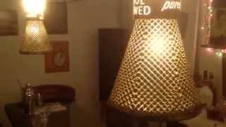 vintage Old Style rotating beer lights