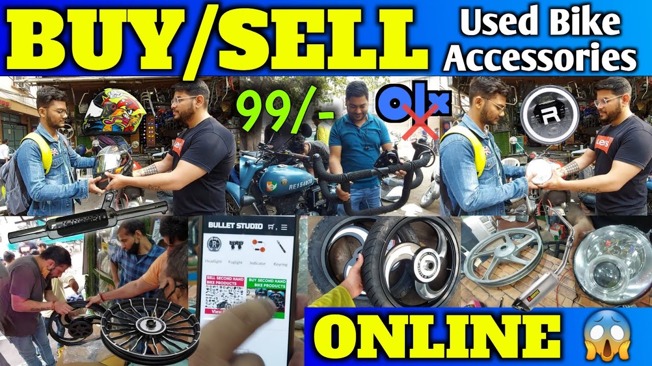 Buy/Sell Used Bike Accessories Online 😱 Second Hand Bike Accessories Bike Accessories Karolbagh