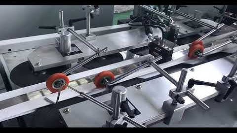 V Sharp Bottom Paper Bag Making Machine In Qatar