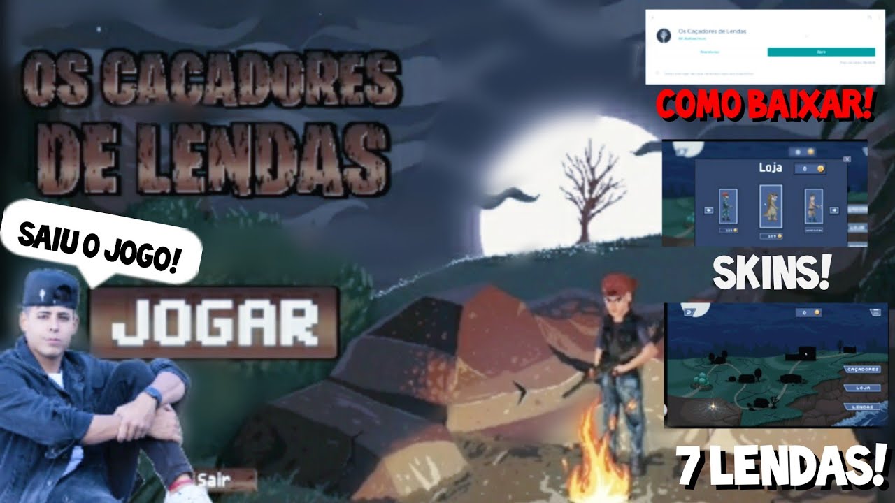 Jogo Dos Cacadores De Lendas Do Renato Garcia Lancou Aprenda A Baixar Gratis E Confira Tudo Youtube