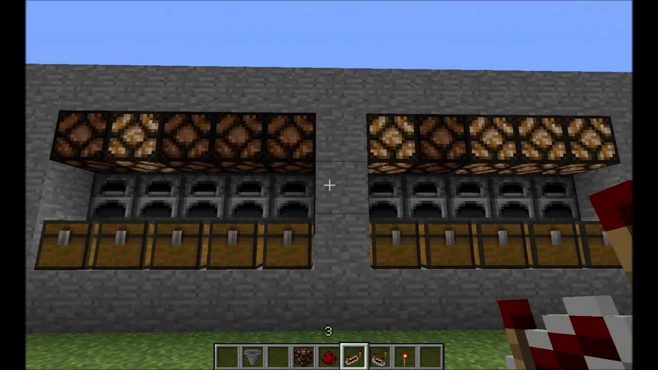 secret base redstone tutorial #28 furnace alarm - YouTube