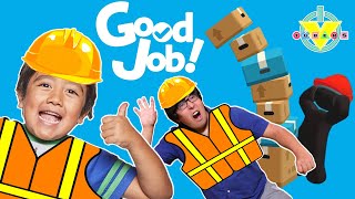 Ryan does a GOOD JOB Let’s Play with Ryan’s Daddy! Good Job Switch Game