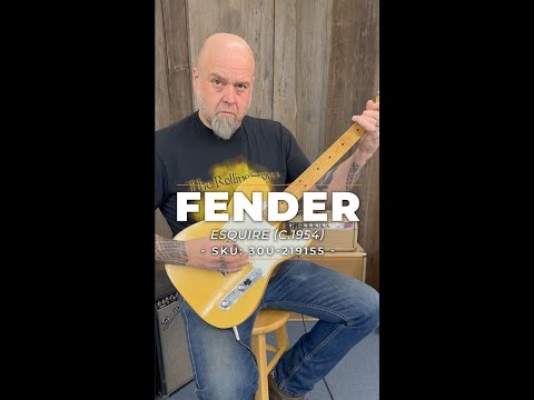 1954 Fender Esquire! Hear its unique history and sound