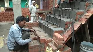 How to make chain step stairs. चैन वाला जीना (सीड़ी) कैसे बनाये ।