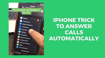 Automatically Answer Calls on Speakerphone on iPhone