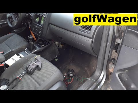 VW Golf 5 antitheft system alarm horn install coding VCDS VAG