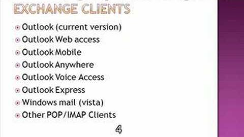 exchange server 2007 introduction 01/04