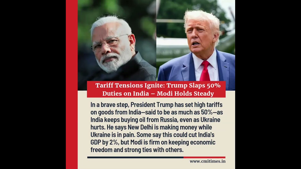Trump's 50% Tariff Move: Modi’s Shocking Response | Will India Lose Jobs? |