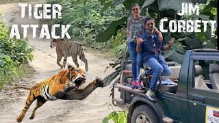 Tiger Attack in Jim Corbett | Jim Corbett National Park| Tiger Jeep Safari | Vlog#49