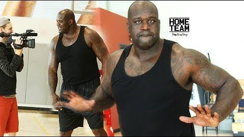 SHAQ Still Has It! Steph Curry Range -  1 ON 1 Game vs James Hunt