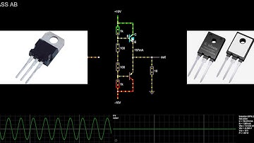How does class AB amplifier work? (Udemy Course)