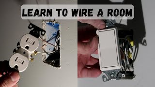 How to wire a light switch and multiple electrical outlets, This will help you understand