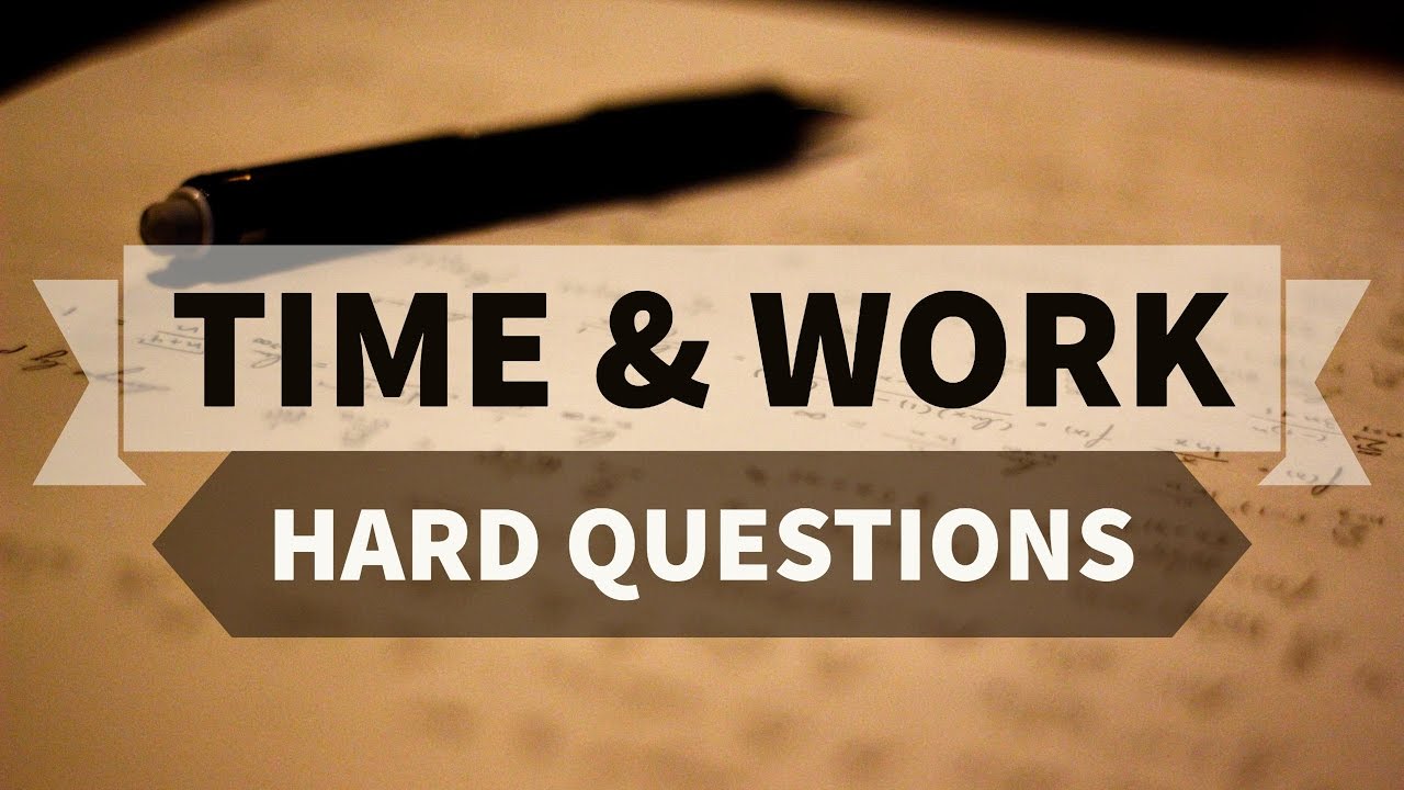 Time and Work problems shortcuts and tricks for SSC CGL Bank PO IBPS ...