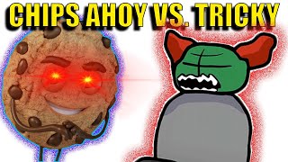 CHIPS AHOY VS TRICKY!!!
THE ULTIMATE BATTLE!!! chips ahoy vs tricky fnf
fnf fnf tricky madness combat roblox CHIPS AHOY VS TRICKY!!!