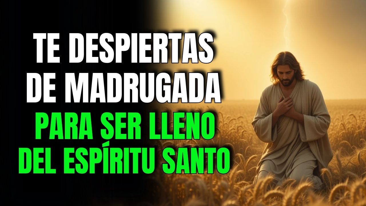 Haz Esta Oración Cuando Dios Te Despierta de Madrugada