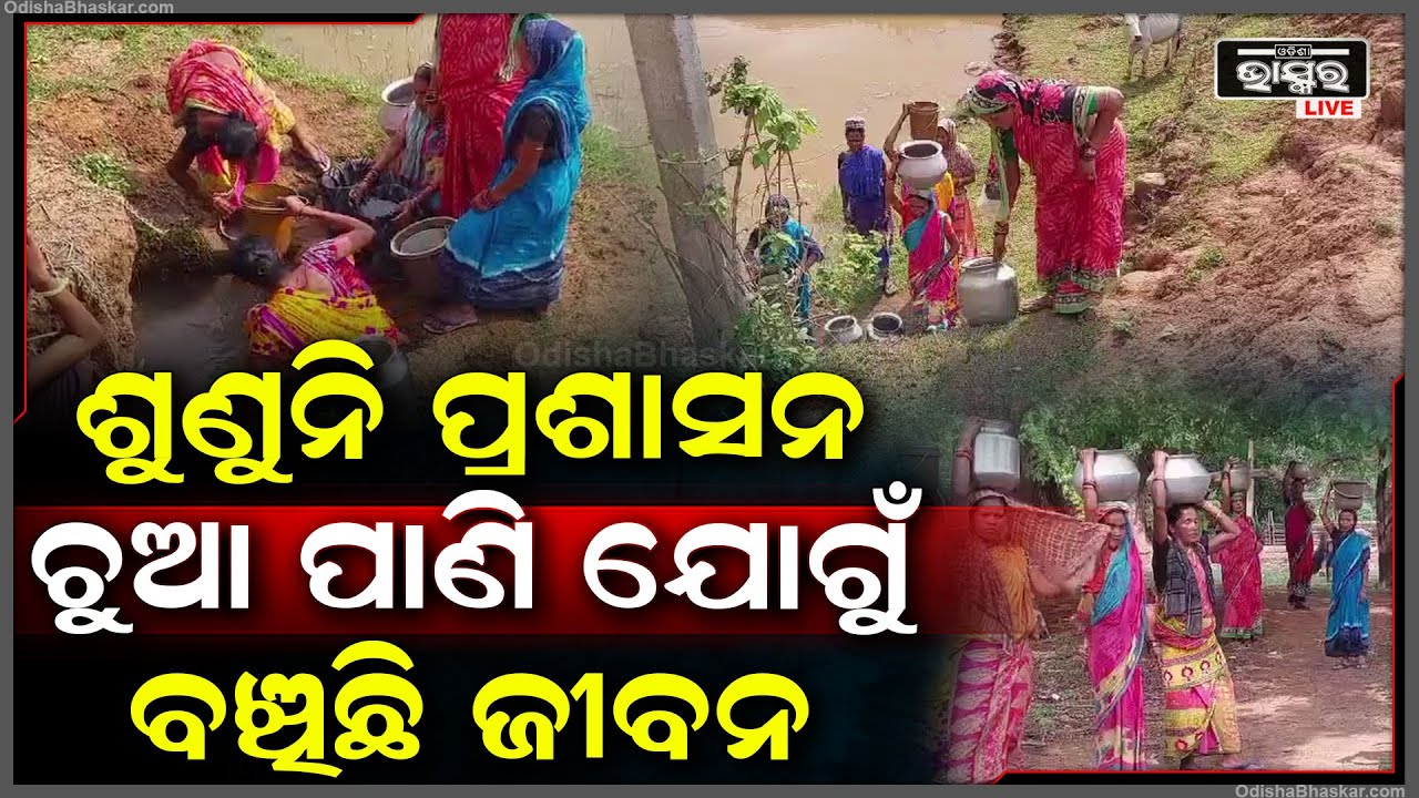 ପାଇବର  ଗ୍ରାମବାସୀଙ୍କୁ ଗୋଳିଆ ଚୁଆଁ ପାଣି ଭରଷା,ପ୍ରଶାସନ ନୀରବ ଦ୍ରଷ୍ଟା... କେବେ ମିଳିବ ବିଶୁଦ୍ଧ ଜଳ..?