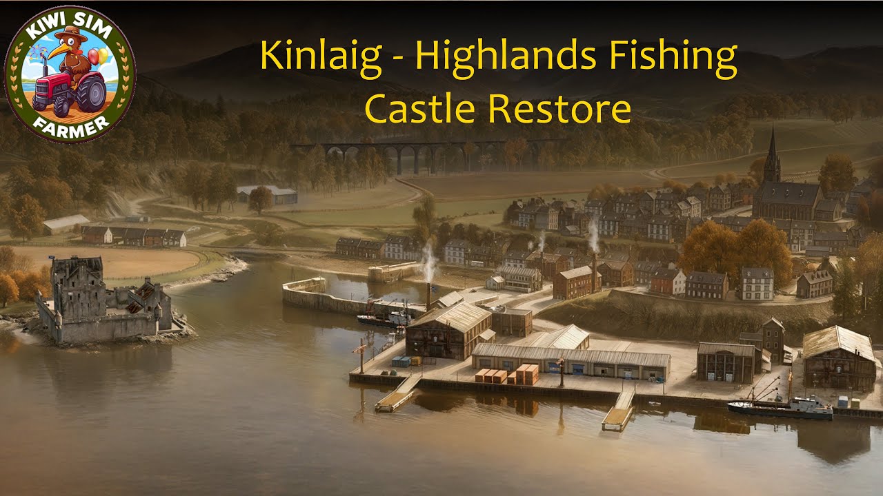 FS 25 | Kinlaig - Highlands Fishing | Castle Restore #08 | Map by Giants Software