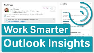Details Microsoft Outlook | Work Smarter with Outlook Insights Update