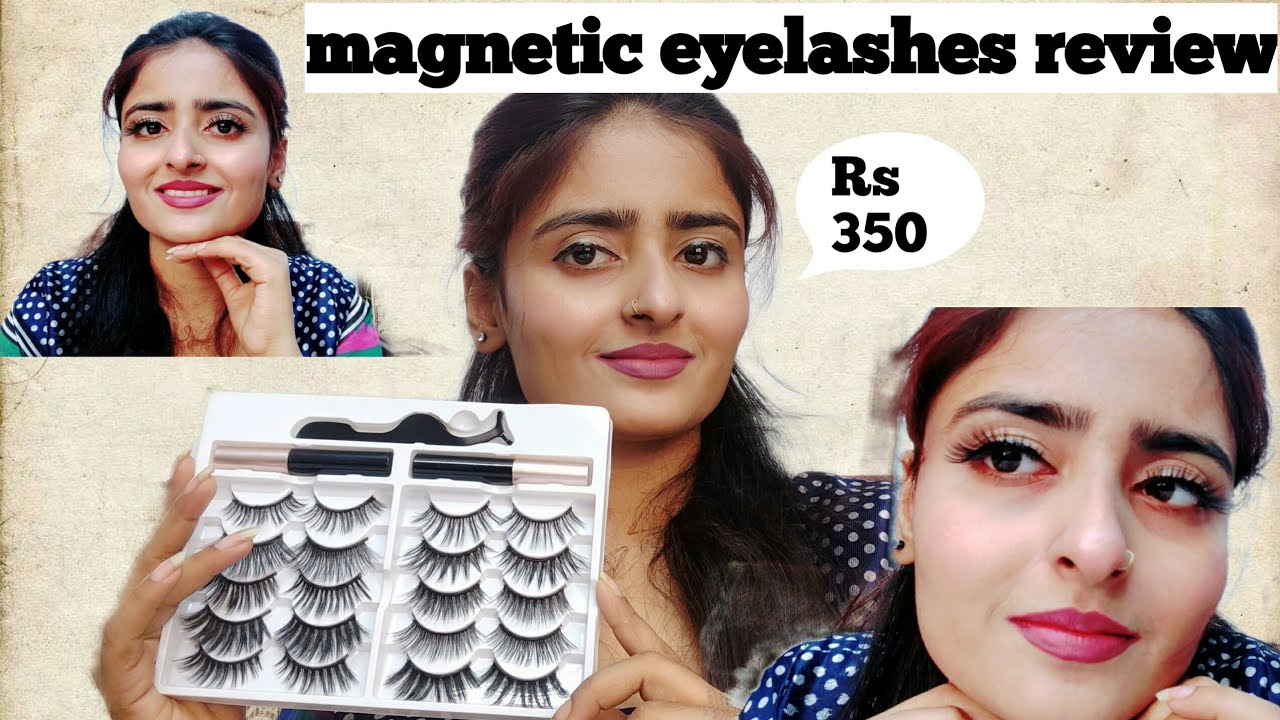 magnetic eyelashes |  how to use demo & review | classyprachi |